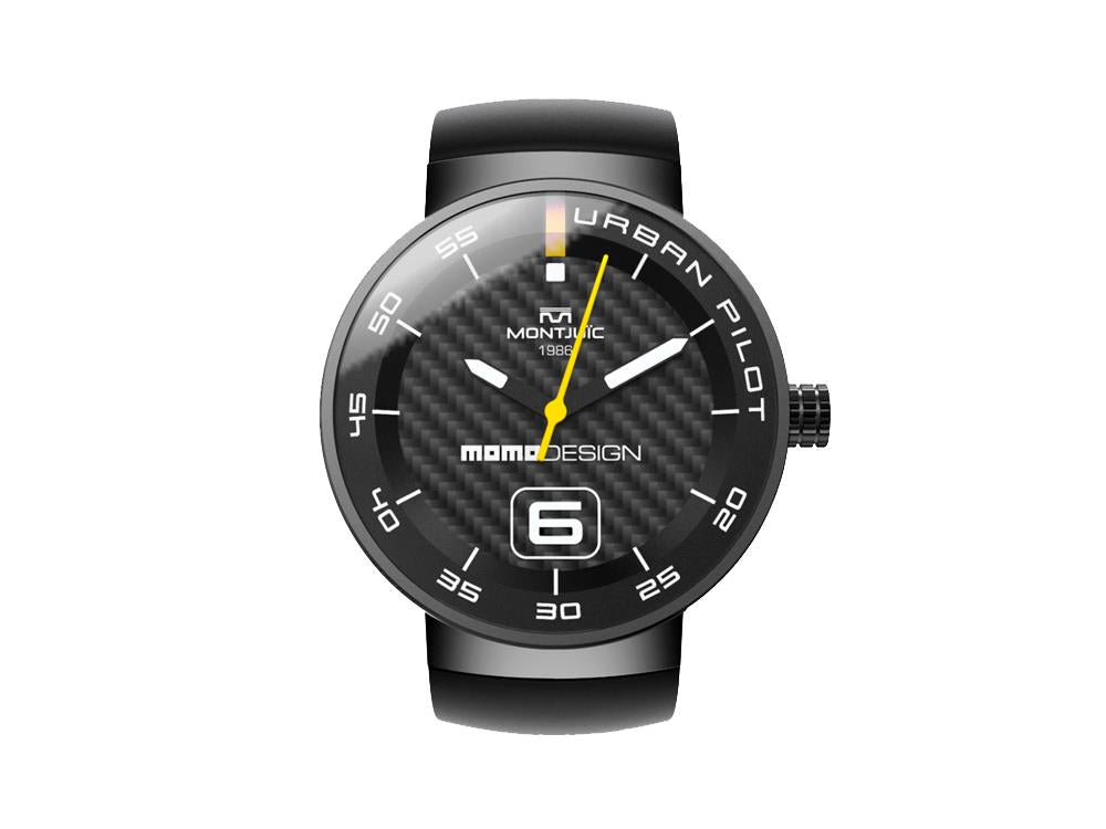 Montjuic X Momo Design Urban Pilot Quartz Watch PVD Steel MJ1.2015MOMO.B