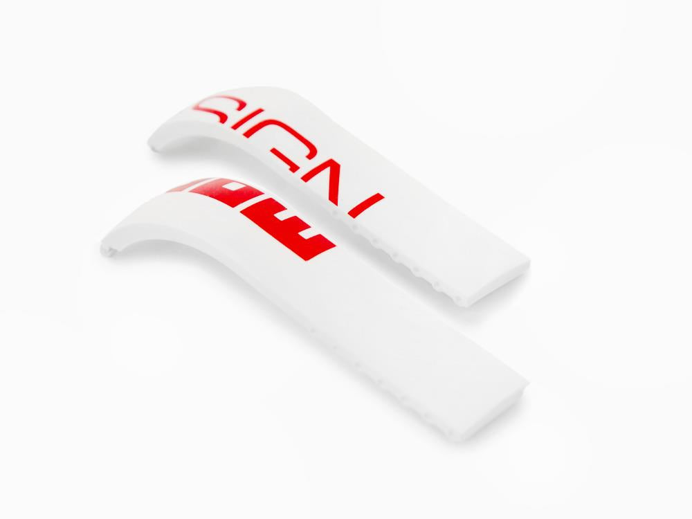 Momo Design Accesorios Strap, Rubber strap, White, MD187WH-RD