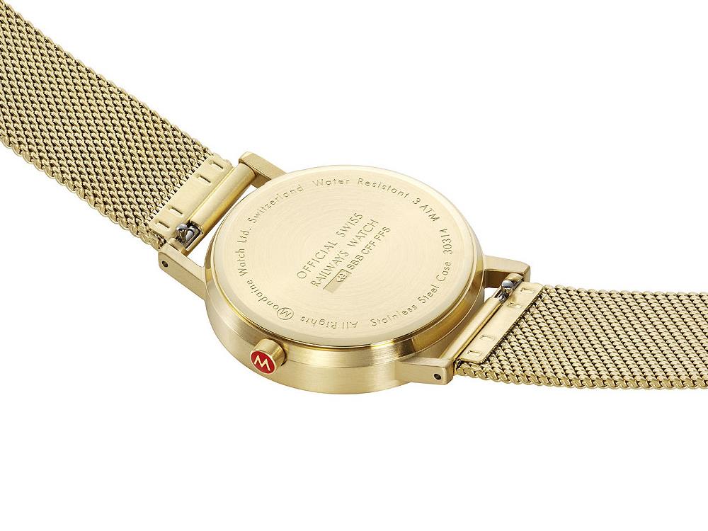 Mondaine Classic Quartz Watch Grey 36 mm A660.30314.80SBM Iguana Sell UK