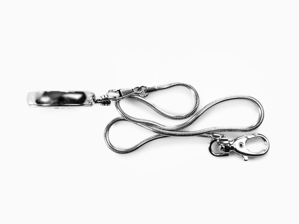 Mondaine SBB Evo Quartz Pocket Watch, Steel, White, 43 mm, A660.30316.11SBB