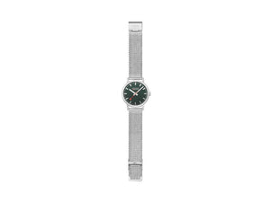 Mondaine SBB Classic Quartz Watch, Green, 40 mm, A660.30360.60SBJ