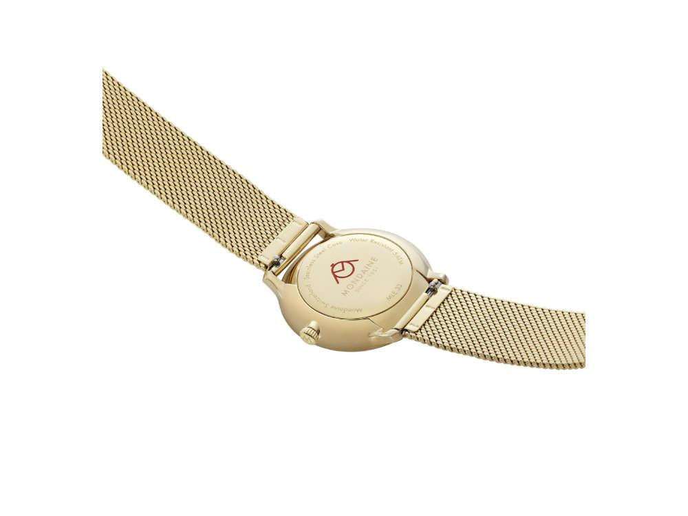 Mondaine Doppio Quartz Watch, White, 33 mm, MLE.33111.SM