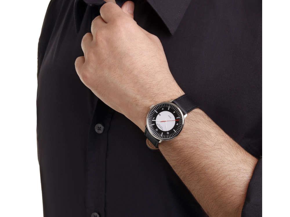 Mondaine Doppio Quartz Solar Watch, White, 41 mm, MLE.41920.LBV