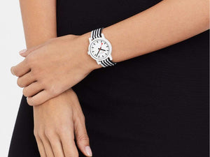 Mondaine SBB Evo2 Quartz Watch, Ecological, White, 32 mm, MS1.32110.LA
