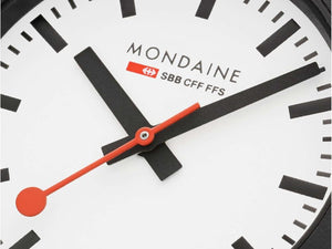 Mondaine SBB Evo2 Quartz Watch, White, 32 mm, Fabric strap, MS1.32110.LN