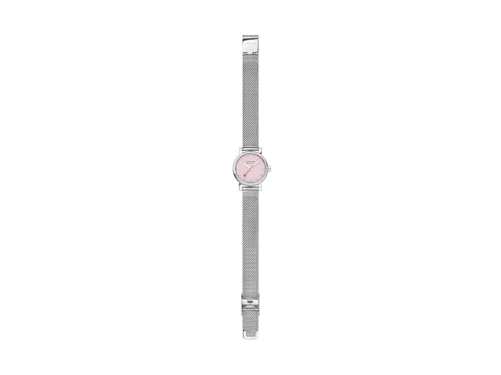 Mondaine SBB Evo2 Wild Rose Quartz Watch, Pink, 26 mm, MSE.26130 