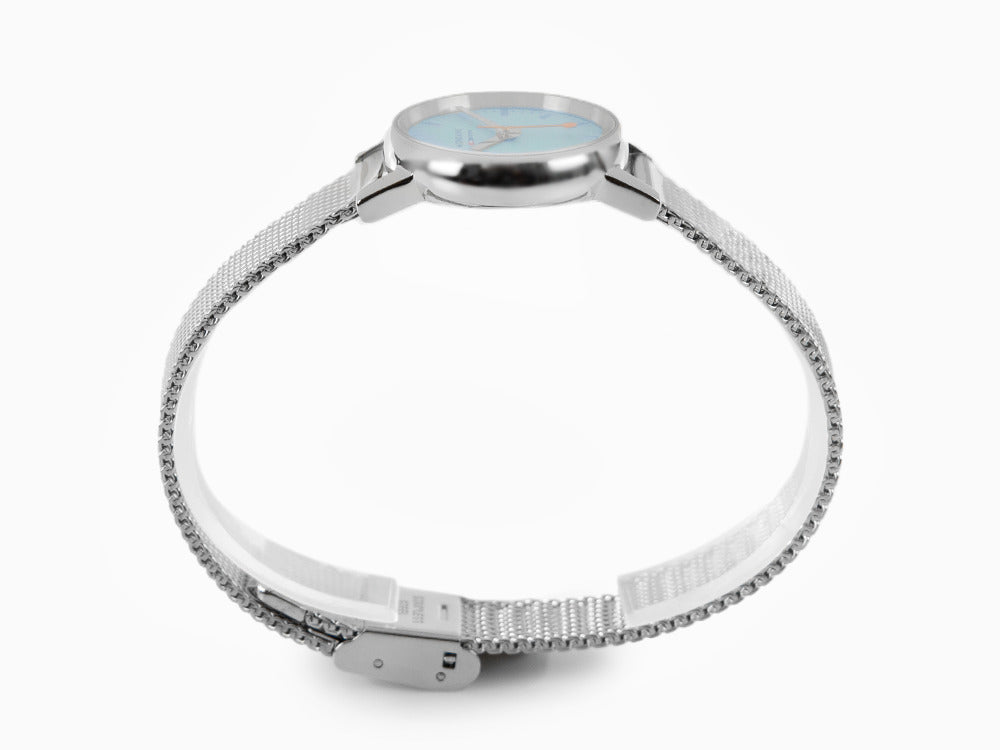 Mondaine SBB Evo2 Turquoise Lake Quartz Watch, Blue, 26 mm, MSE.26140.SM