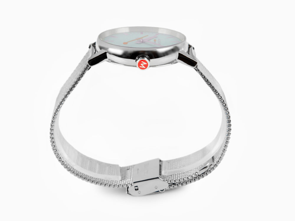 Mondaine silver watch clearance