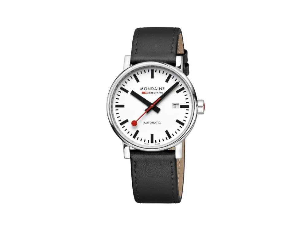 Mondaine SBB Evo2 Automatic Watch, White, 40 mm, MSE.40610.LB