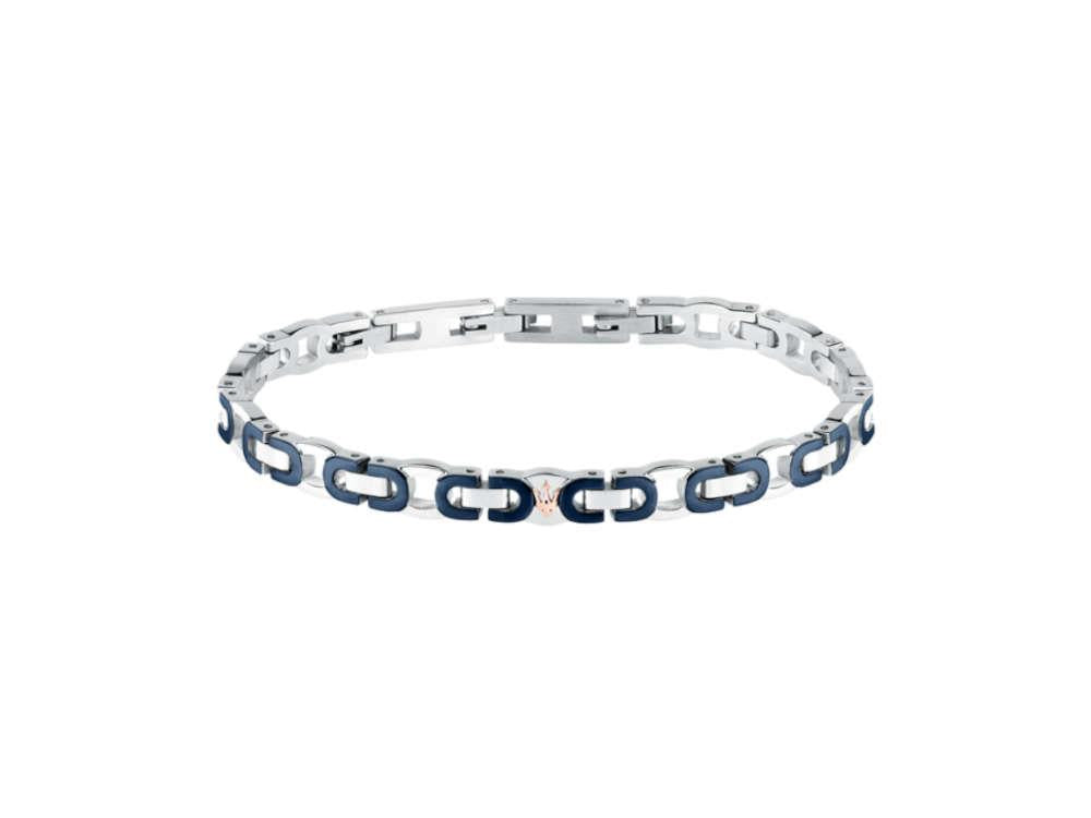 Maserati Gioielli Iconic Bracelet, Steel, Blue, JM425AVD96