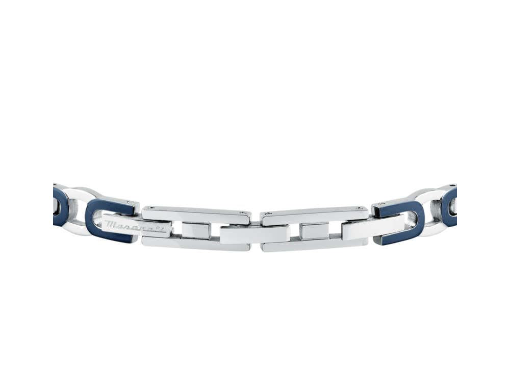Maserati Gioielli Iconic Bracelet, Steel, Blue, JM425AVD96