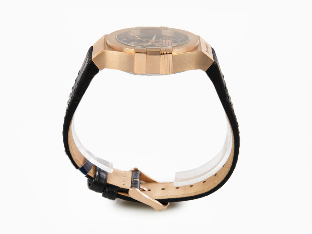 Maserati Potenza Automatic Watch PVD Rose Gold Black 42 mm