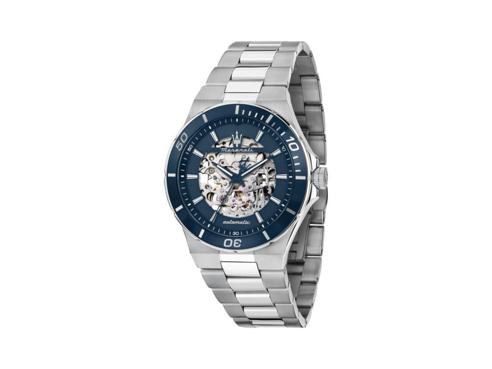 Maserati Sfida Automatic Watch, Blue, 41 mm, Mineral crystal, R8823140019