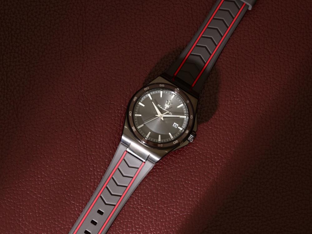 Maserati Velocitá Slim Quartz Watch, PVD Gun Metal, Grey, 40 mm, R8851153004
