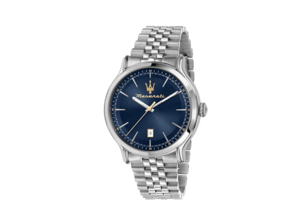 Maserati Epoca Quartz Watch, Blue, 42 mm, Mineral crystal, R8853118021