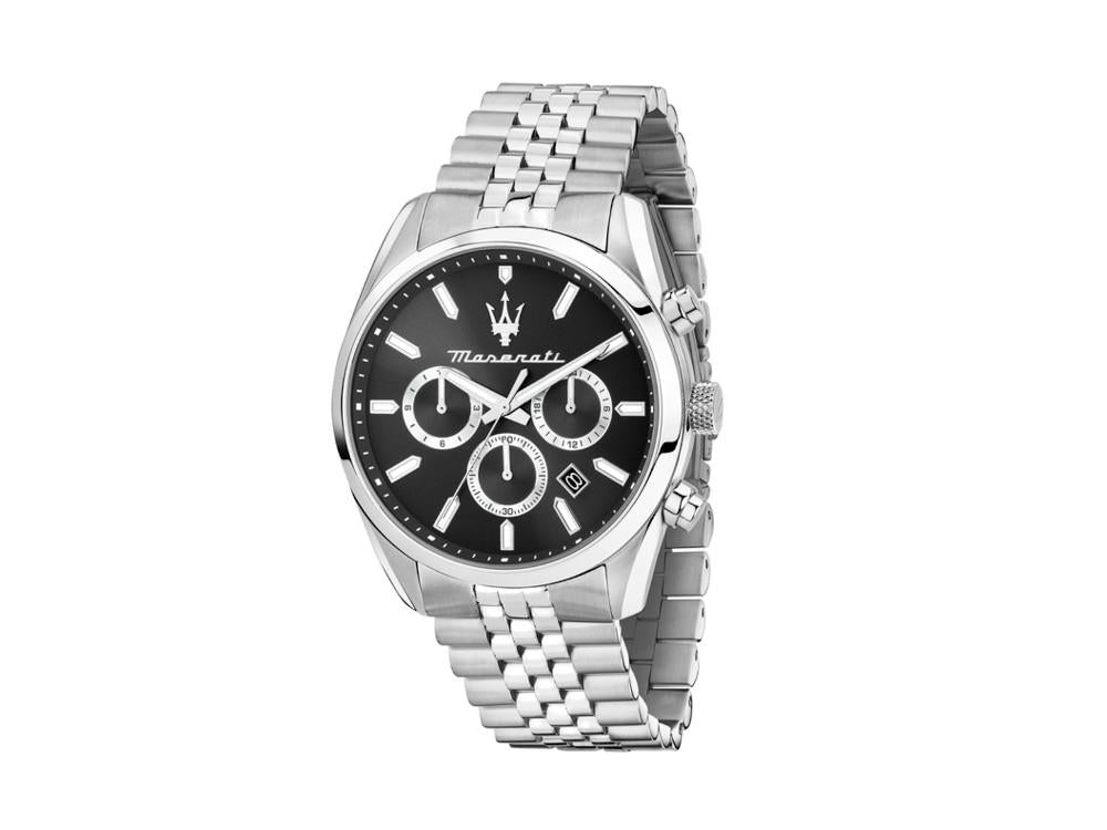 Maserati Attrazione Quartz Watch, Black, 43 mm, Mineral crystal, R8853151022