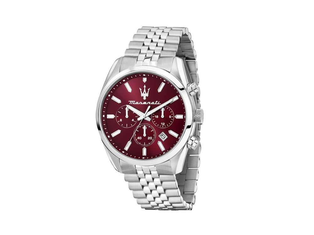Maserati Attrazione Quartz Watch, Burgundy, 43 mm, R8853151024