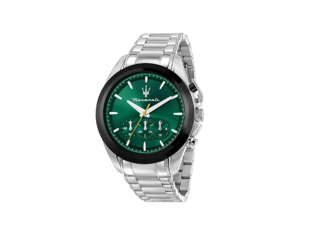 Maserati Traguardo Quartz Watch, Green, 43 mm, R8873612065