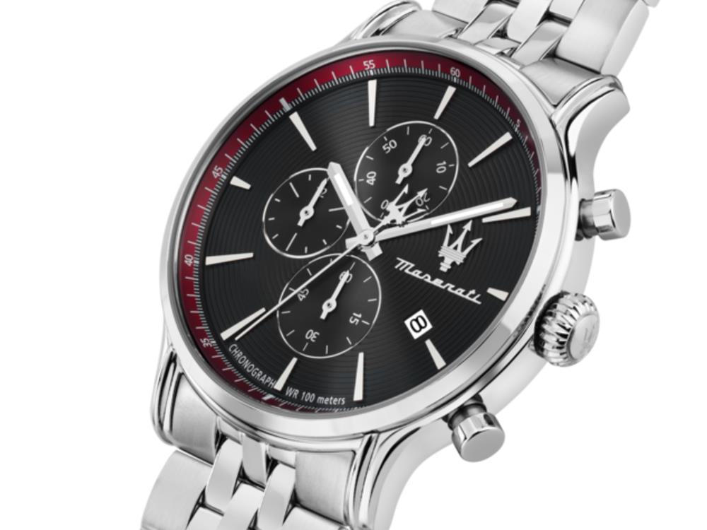 Maserati Epoca Slim Quartz Watch, Black, 40 mm, Mineral crystal, R8873618037