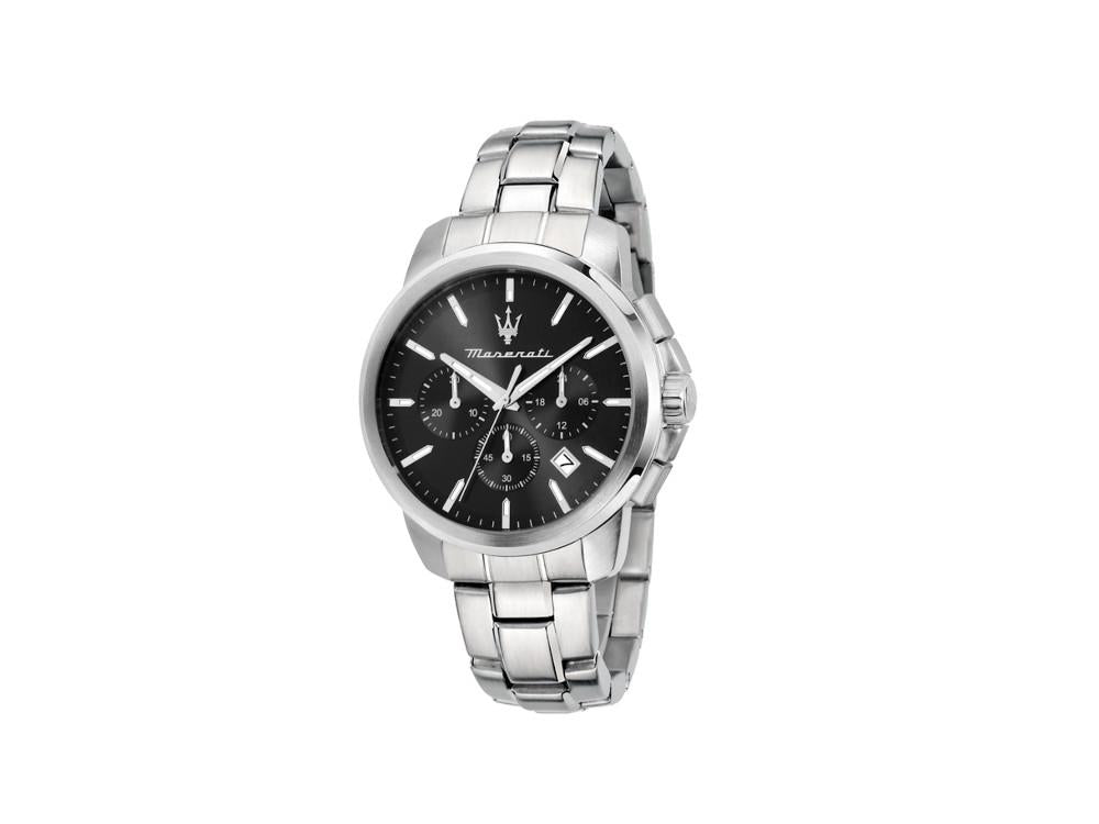 Maserati Successo Quartz Watch, Black, 42 mm, Mineral crystal R8873621046