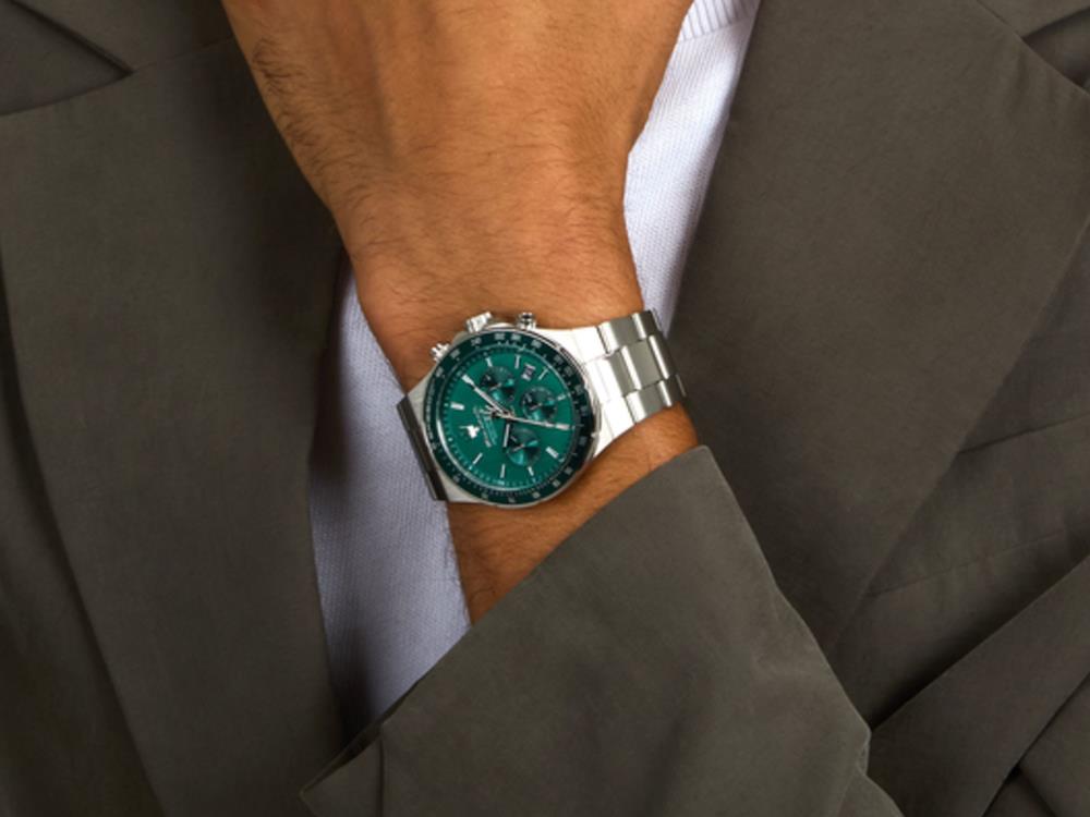 Maserati Sfida Quartz Watch, Green, 41 mm, Mineral crystal, R8873640030