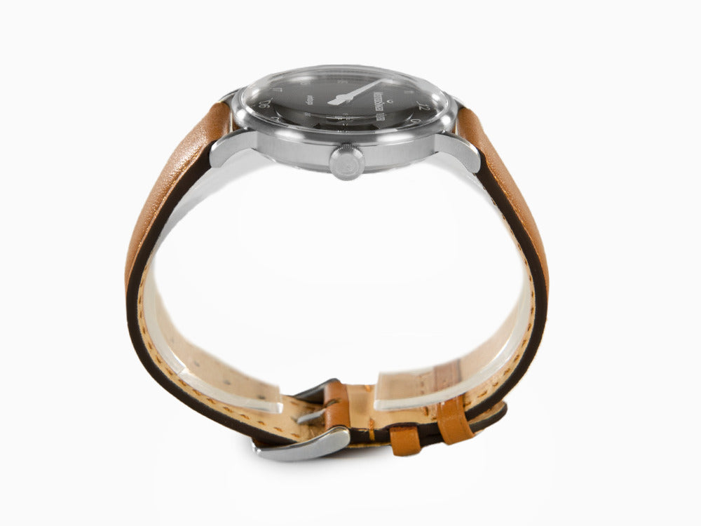 Meistersinger Vintago Automatic Watch, SW 200-1, 38 mm, Black, VT902