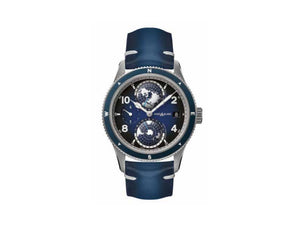 Montblanc 1858 Geosphere Automatic Watch, Titanium, Ceramic, Blue, 42 mm, 125565