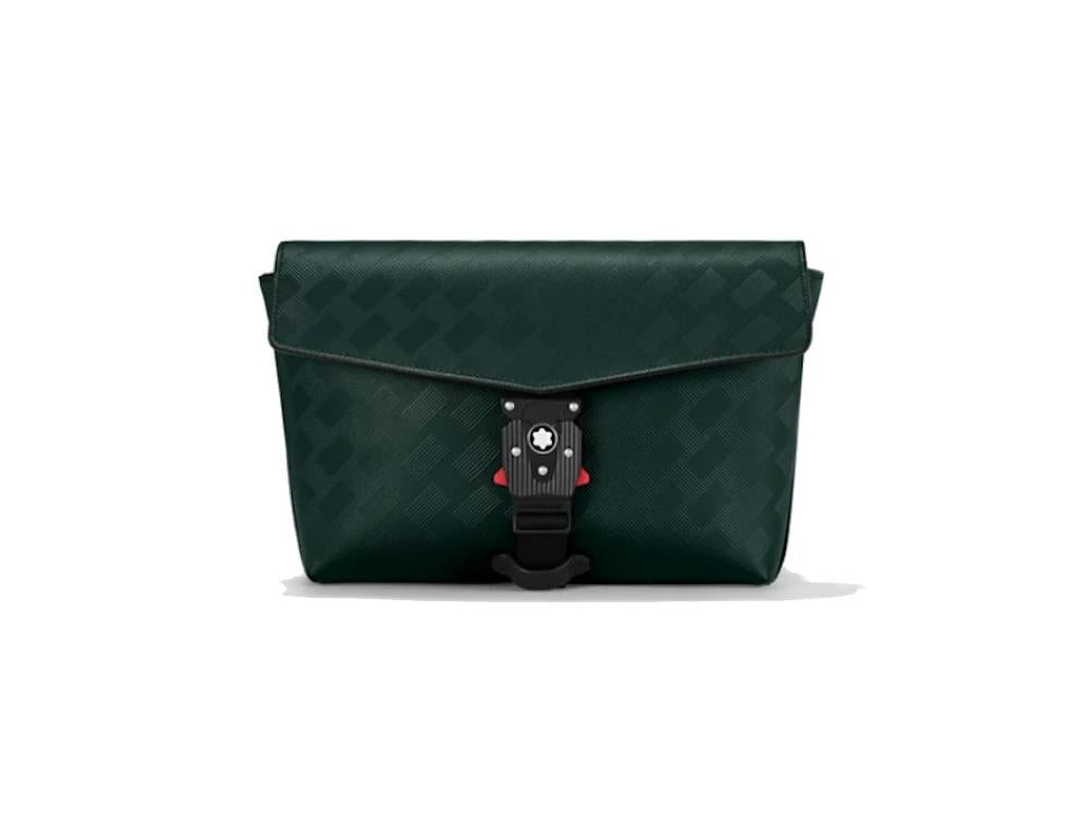 Montblanc Extreme 3.0 Envelope Bag, Leather, Green, Flap-over, 130615