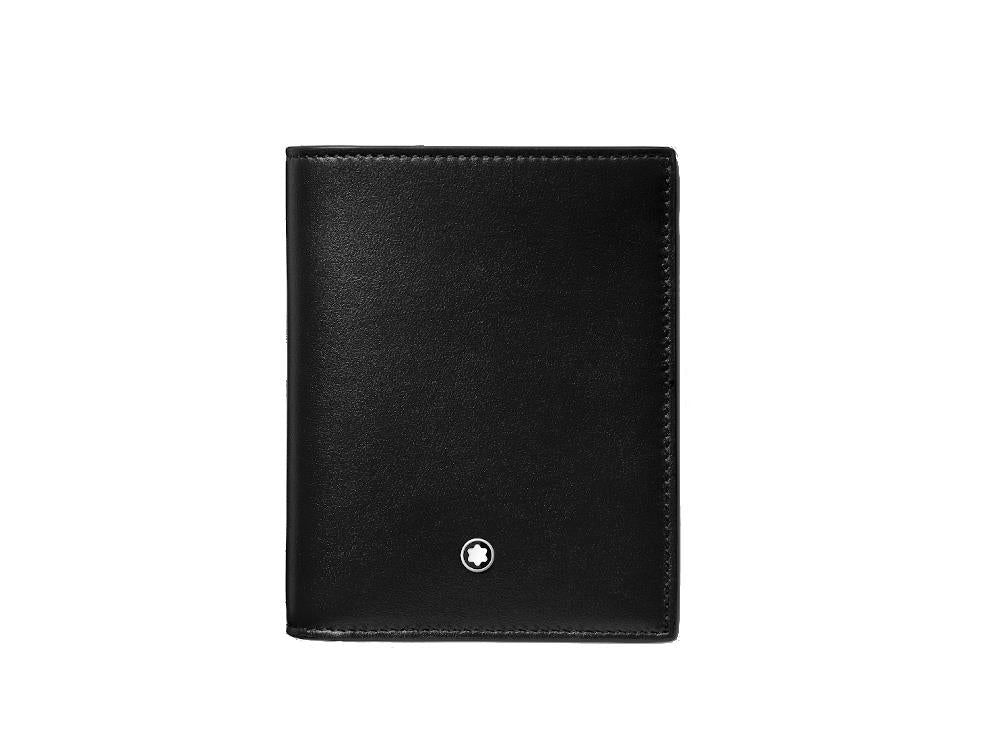 Montblanc Meisterstück Compact Wallet, Black, Leather, 6 Cards,129677