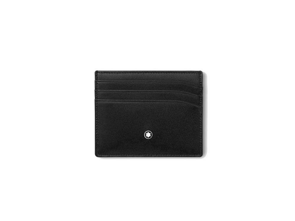 Montblanc Meisterstück Credit Card Holder, Black, 6 Cards, 106653
