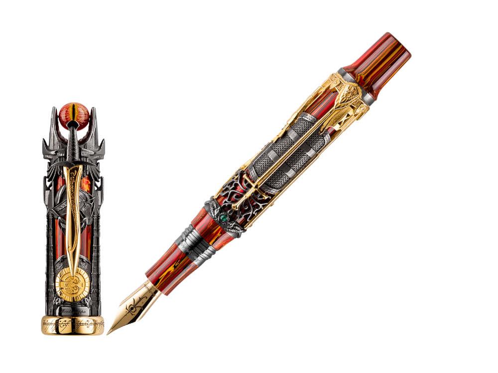 Montegrappa The Lord Of The Rings Doom Fountain Pen, LE, ISLOA-SE