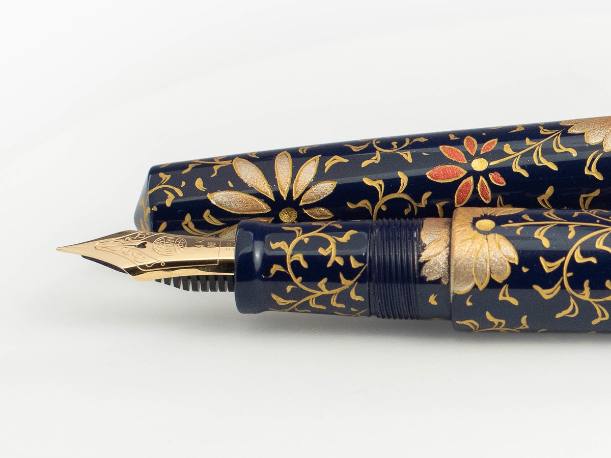 Nakaya Cigar Piccolo PALMET (Kikyo Colorful Lines) Fountain Pen