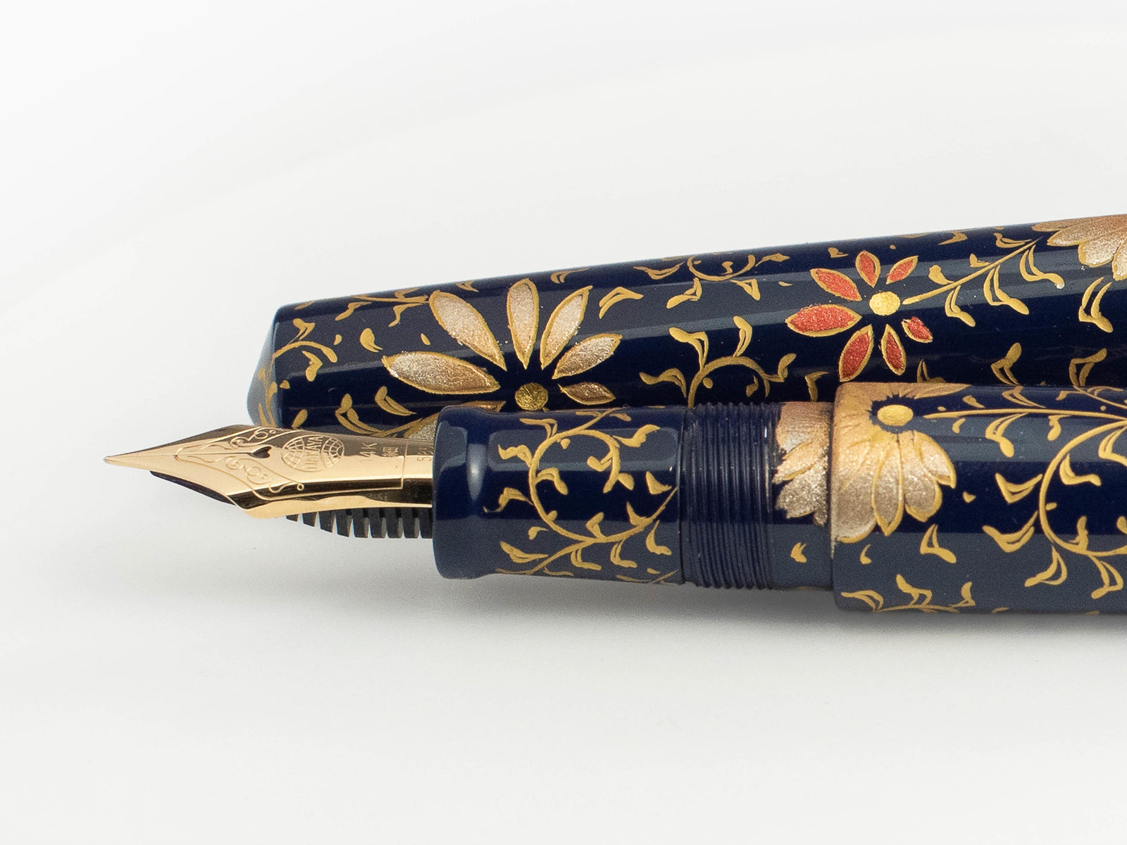 Nakaya Cigar Piccolo PALMET (Kikyo Colorful Lines) Fountain Pen