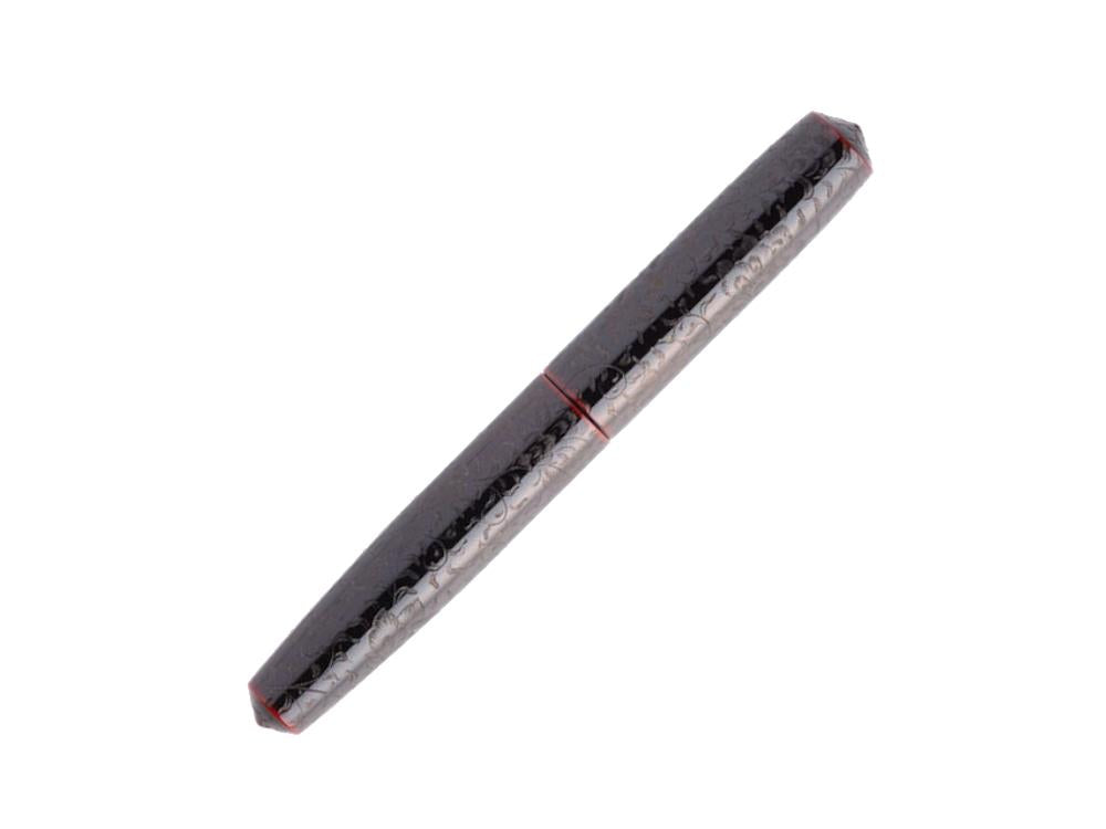 Nakaya Cigar Chingin Housoge (Black Lines 3) Fountain Pen Piccolo