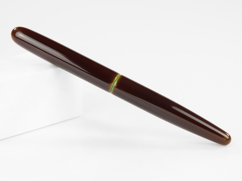 Nakaya Cigar Long Heki-Tamenuri Fountain Pen, Ebonite, Urushi lacquer