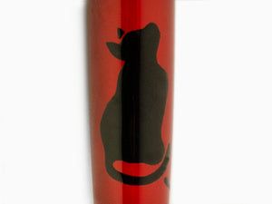 Nakaya Cigar Fountain Pen Piccolo, A enjoying the moon cat, Ebonite