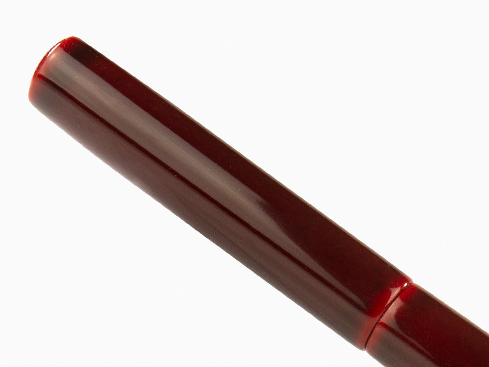 Nakaya Desk Fountain Pen, Aka-Tamenuri, Ebonite and Urushi lacquer