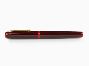 Nakaya Neo-Standard Fountain Pen, Aka-Tamenuri, Ebonite