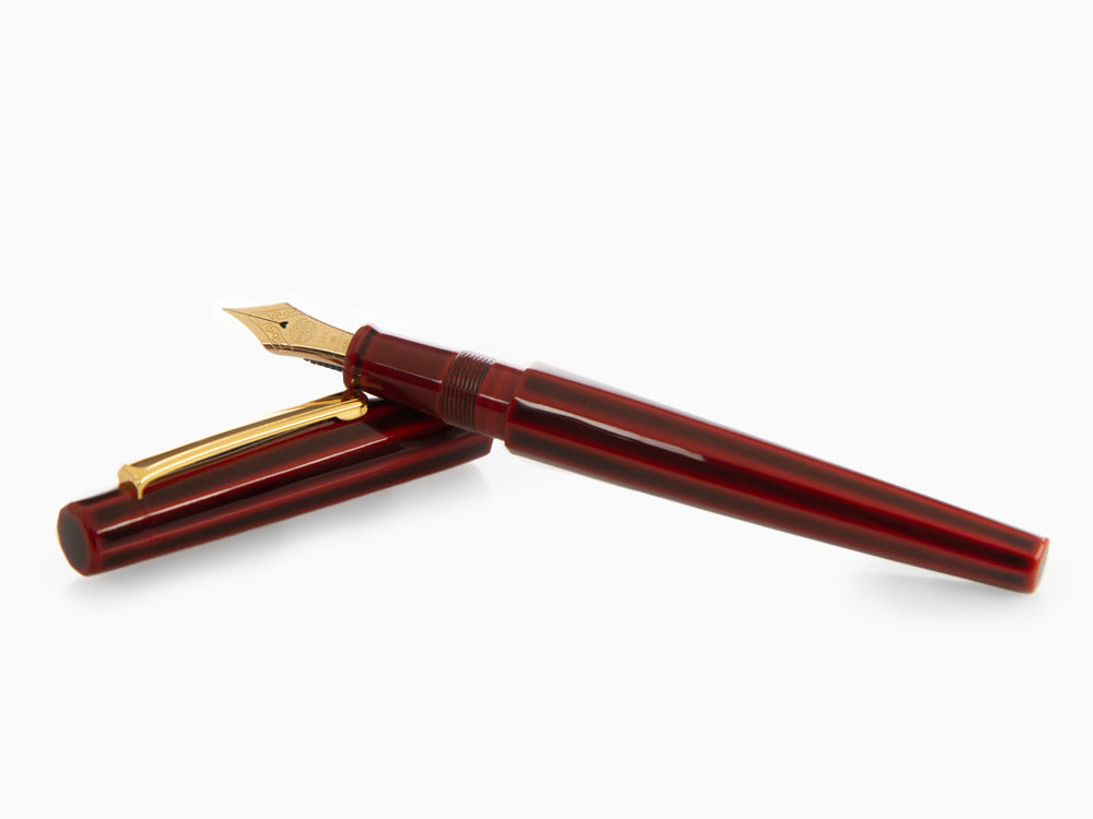 Nakaya Writer Decapod ST Fountain Pen, Aka Tamenuri