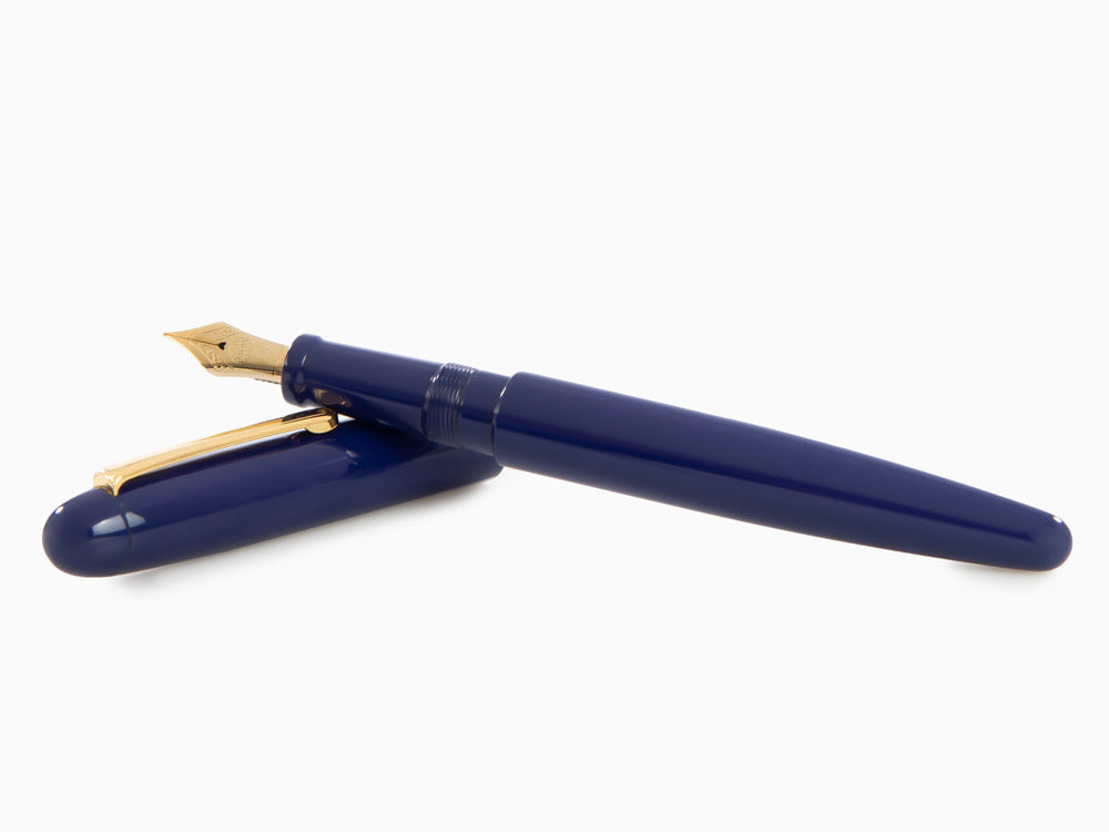 Nakaya Writer Kikyo Fountain Pen, Long, Ebonite