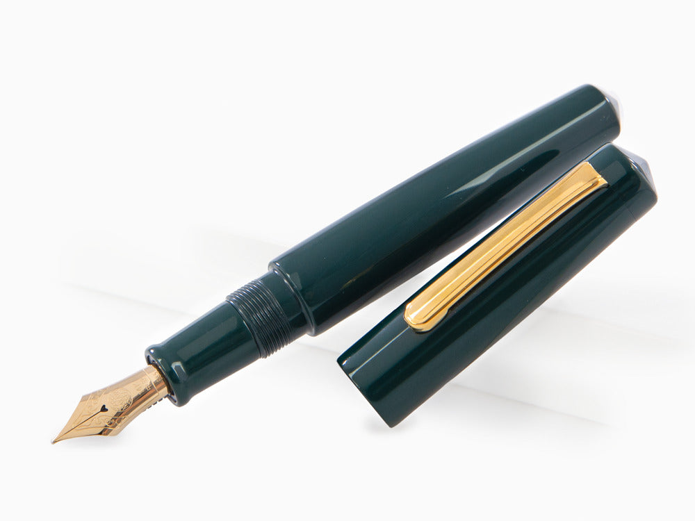 Nakaya Writer Fountain Pen Midori, Piccolo, Ebonite, Writer-MI-PIC-GP-AU