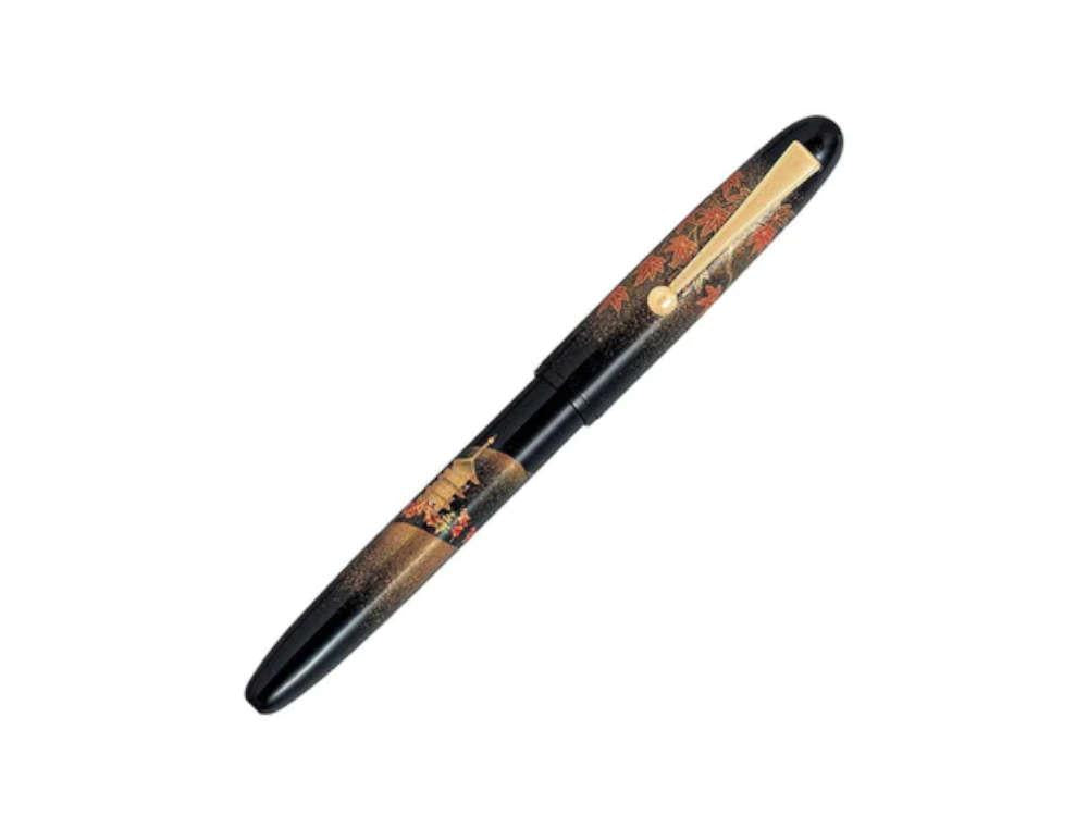 Namiki Yukari Autumn Leaves Rollerball pen, Lacquer, Gold trim, BLKY20M-7-KO