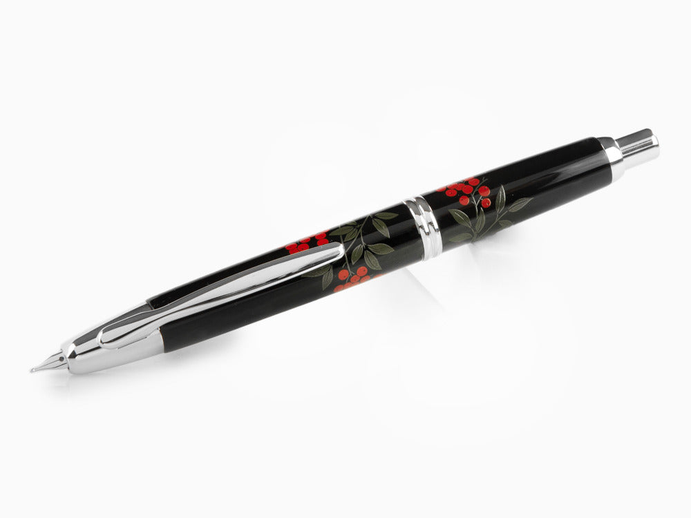 Namiki Capless Nandine Fountain Pen, Lacquer, Rhodium, FC-5000R-NT-RH