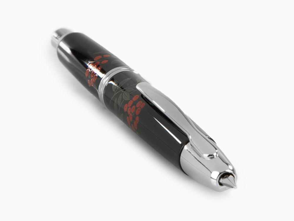 Namiki Capless Nandine Fountain Pen, Lacquer, Rhodium, FC-5000R-NT-RH