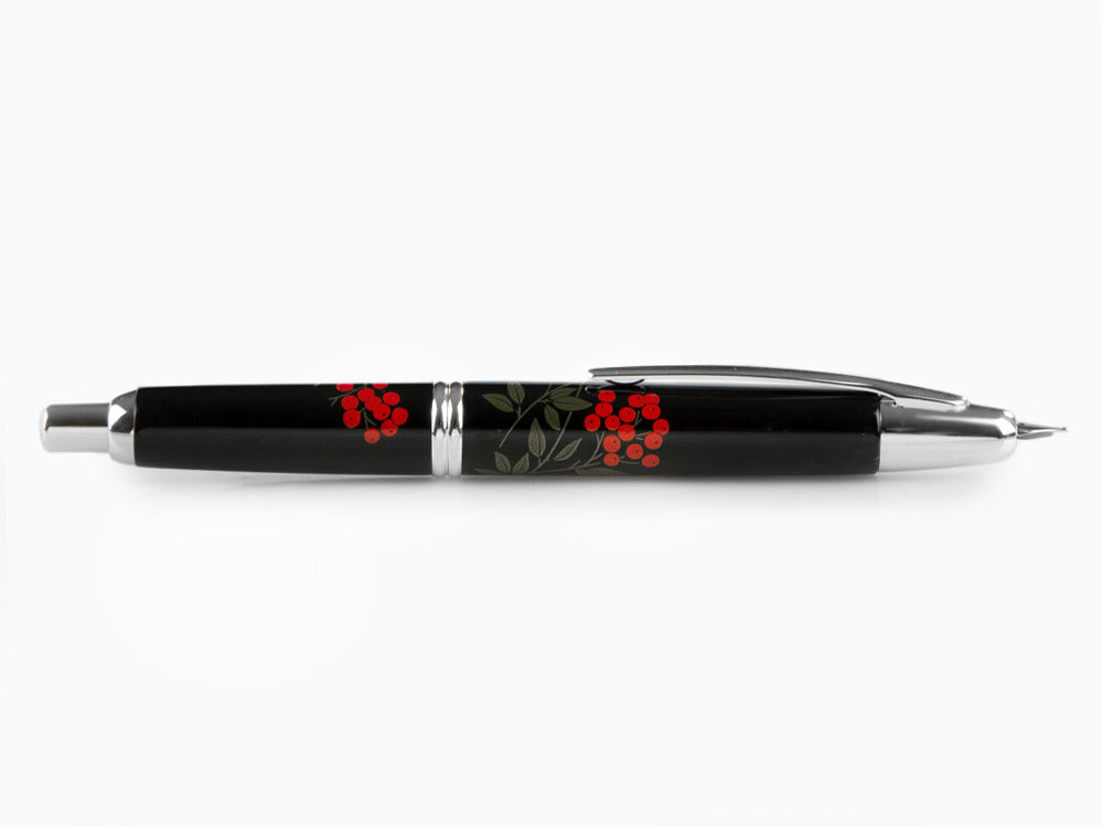 Namiki Capless Nandine Fountain Pen, Lacquer, Rhodium, FC-5000R-NT-RH