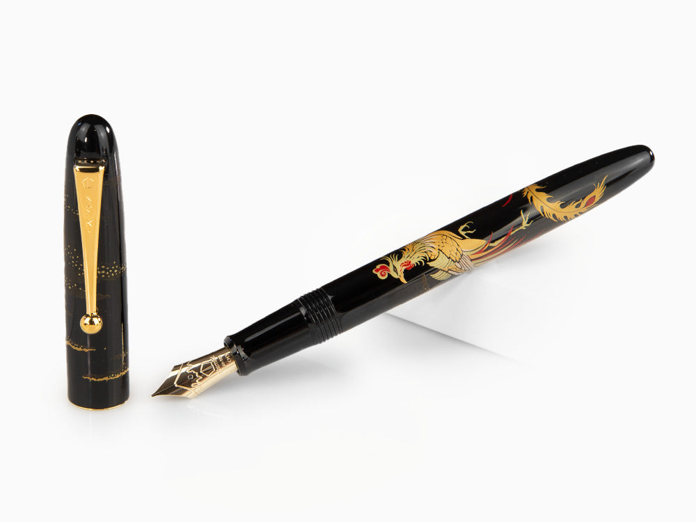 Namiki Nippon Art Chinese Phoenix Fountain Pen, Maki-e, FN-5M-HZ