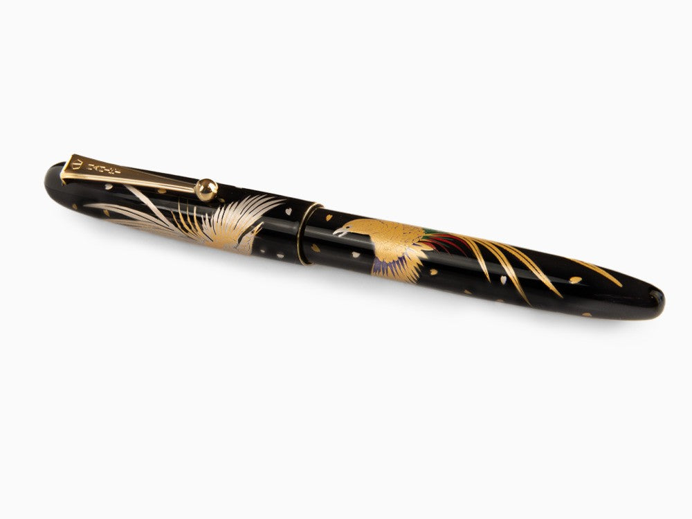 Namiki Nippon Art Golden Pheasant Fountain Pen, Lacquer, FN-5M-KI