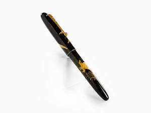 Namiki Nippon Art Crane and Turtle Fountain Pen, Lacquer, FN-5M-TK
