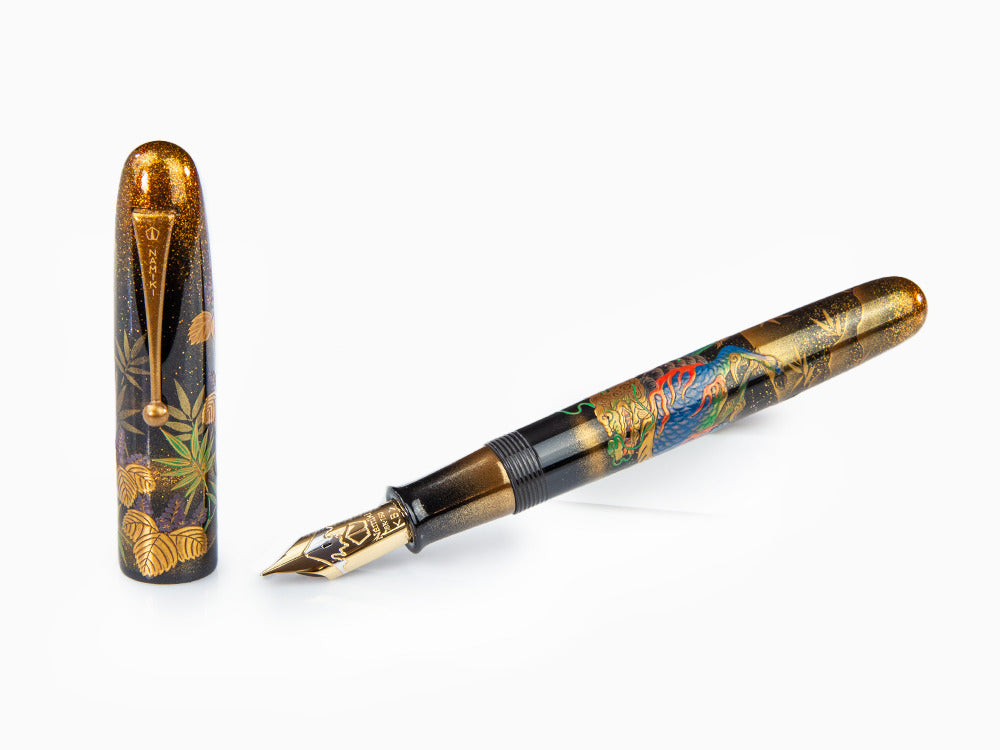 Namiki Emperor Kylin Fountain Pen Maki e 18k Gold trim FNF 70M KRN