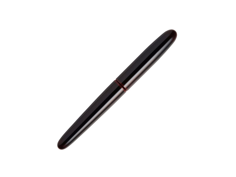 Nakaya Cigar Portable Fountain Pen, Aka-Tamenuri, Ebonite